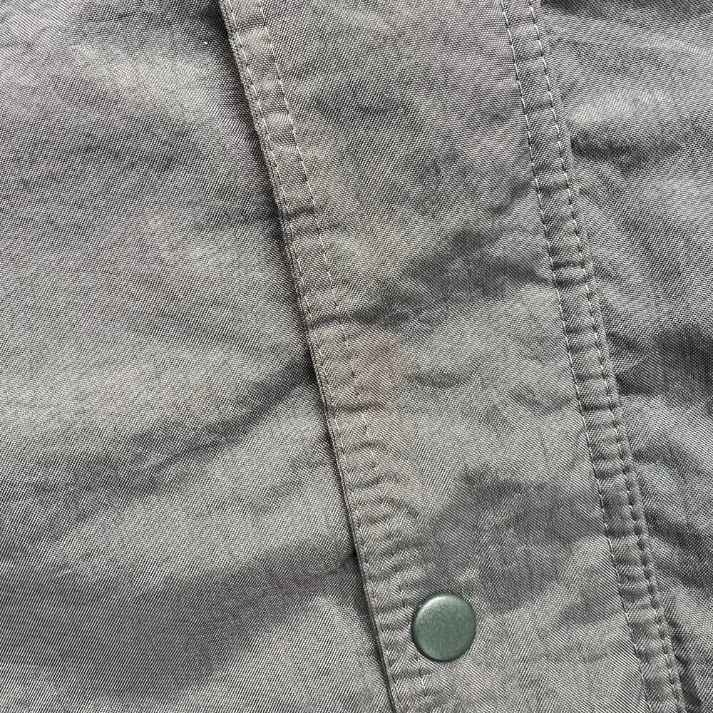 Vintage Nike Swoosh Split Hooded Long Puffer Jacket Parka Coat Green Navy L 90s